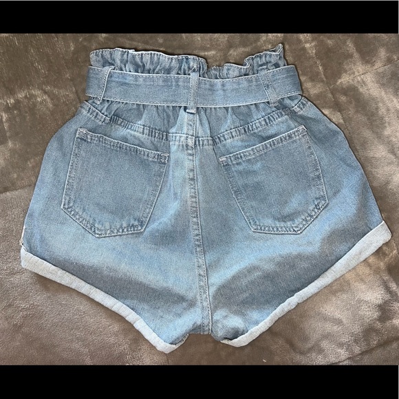 paperbag denim mom shorts - Picture 9 of 9